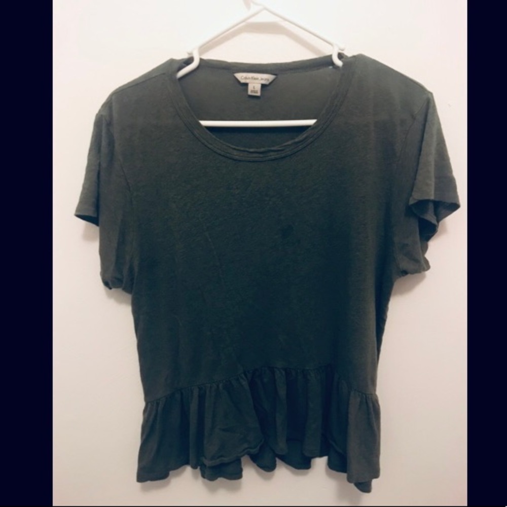 Peplum tee shirt